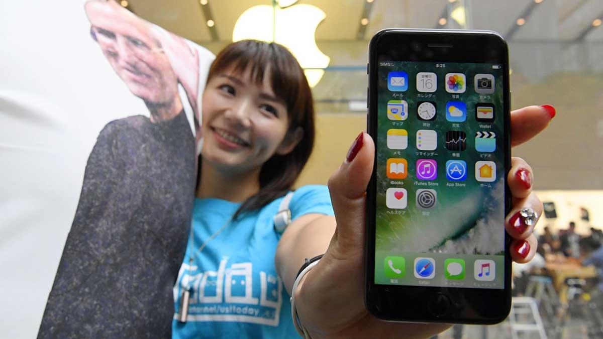 Apples iPhone 7 Plus var den smartphone som sålde näst bäst i Kina under fjolåret