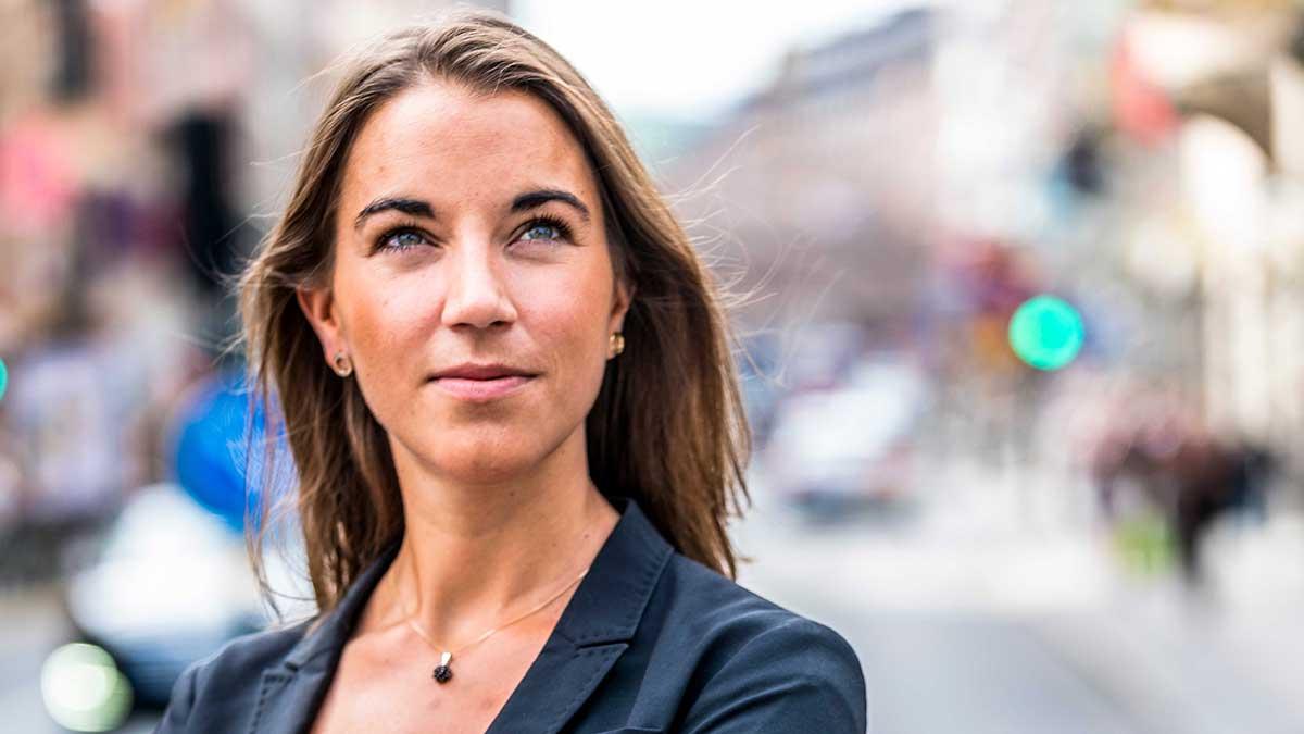 Avanzas sparekonom Johanna Kull varbade så sent i lördagens i Dagens PS-intervju för börsfall. (Foto: Karl Gabor)