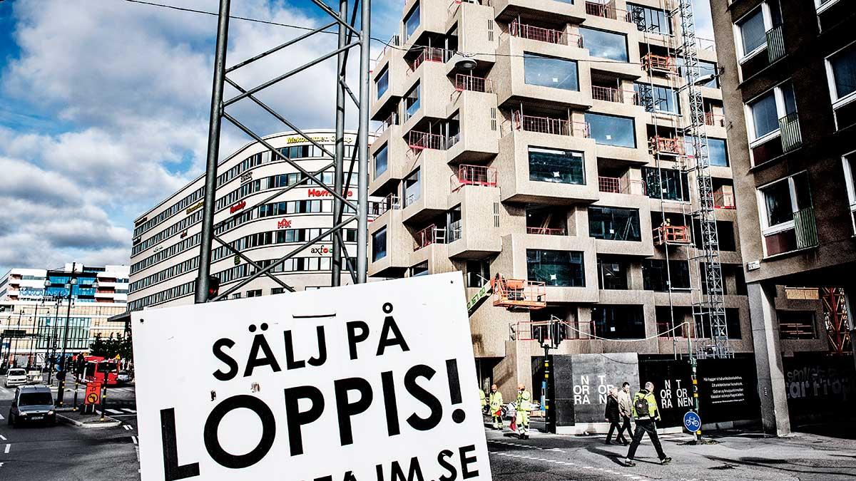 Enligt Danske Banks Boprisindikator backade bostadspriserna i Stockholm med 1