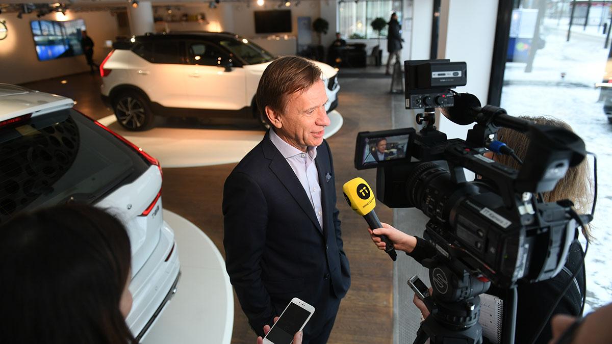 Volvo Cars med vd Håkan Samuelsson fortsätter leverera starka försäljningssiffror. (Foto: TT)