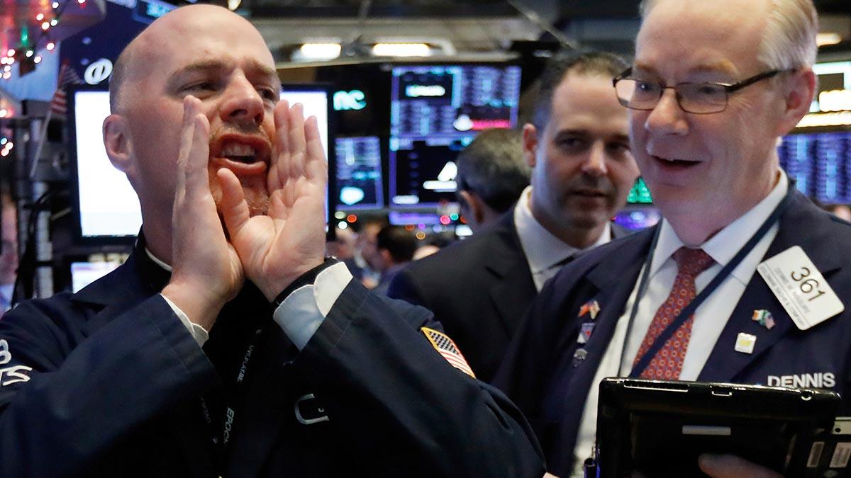 Wall Street steg på nytt i går. (Foto: TT)