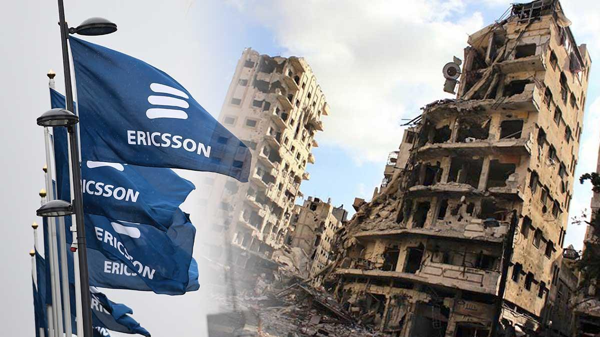 Ericsson har fortsatt göra affärer under hela Syrienkriget