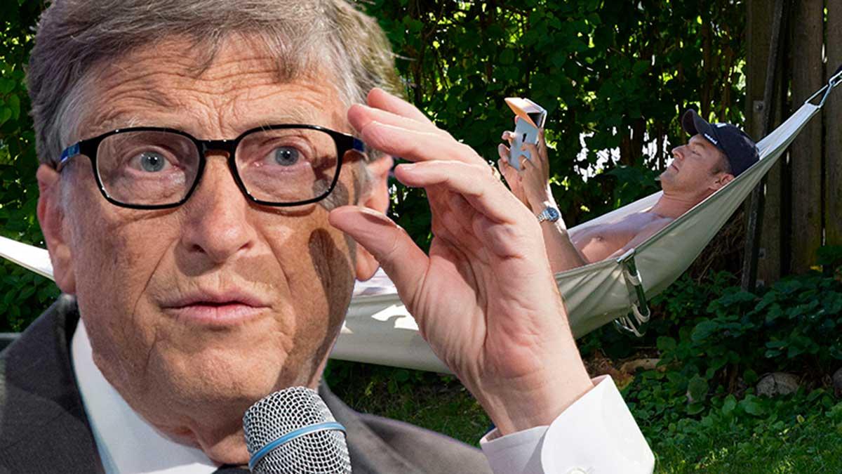 Supersnillet Bill Gates tipsar dig om läsvärda böcker i hängmattan. (Foto: TT / montage)