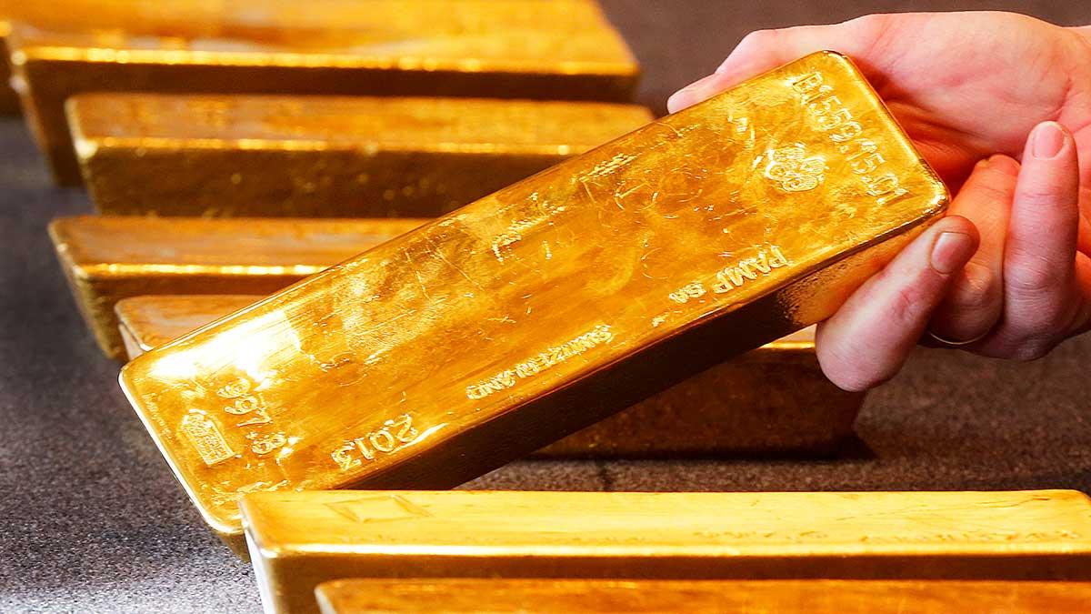 Riksbanken har en guldreserv som totalt uppgår till 125