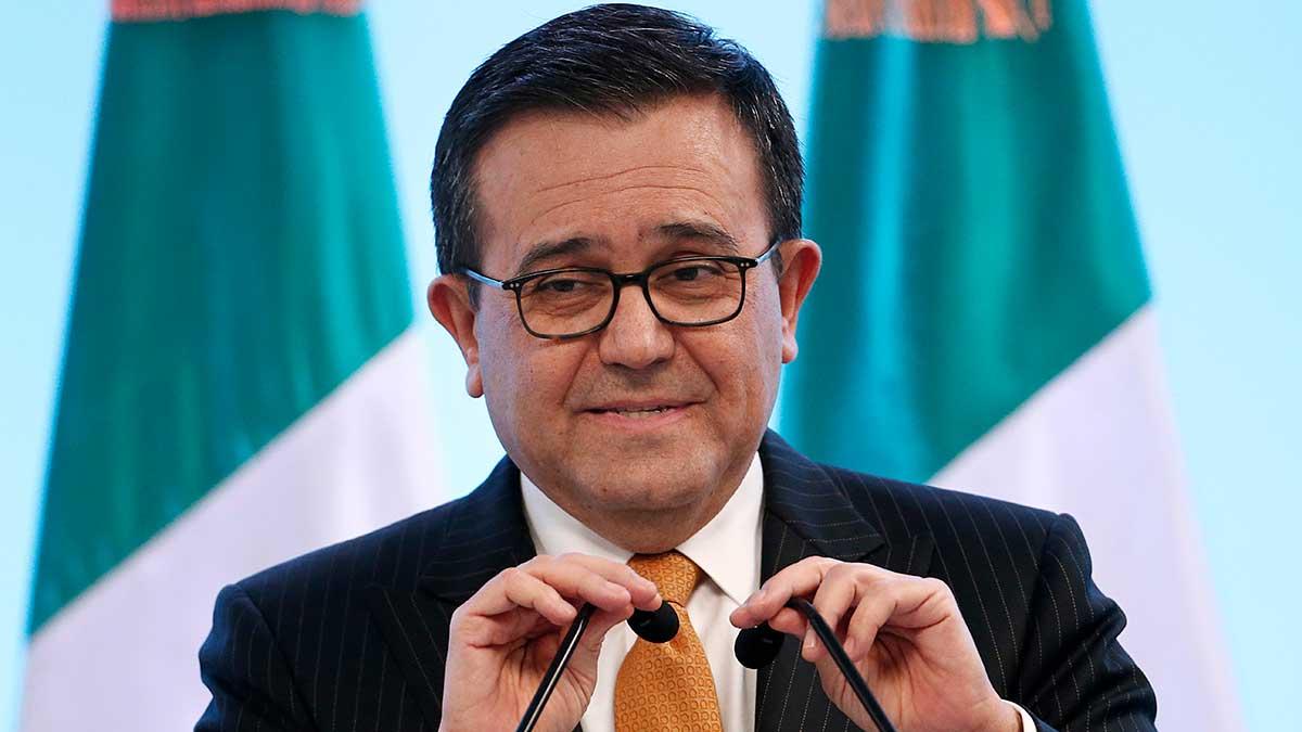 Enligt Mexikos förhandlingschef Ildefonso Guajardo (bilden) kan en uppgörelse om ett handelsavtal mellan USA och Mexiko vara uppnådd redan under måndagen. (Foto: TT)