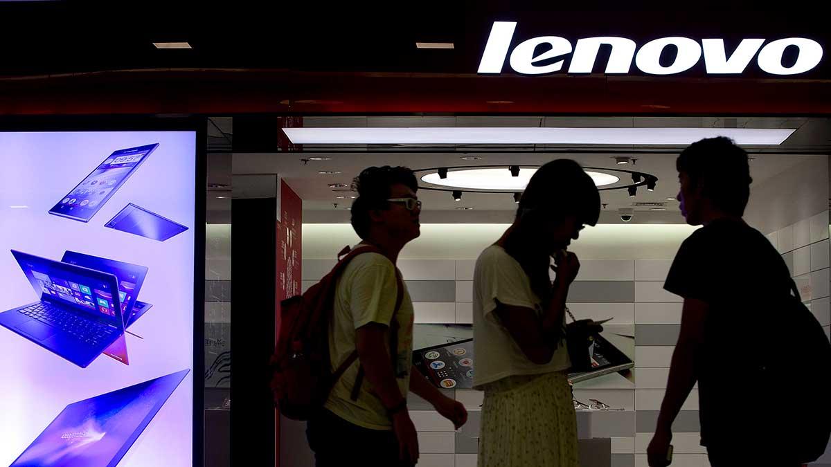 PC-jätten Lenovo redovisar den största årliga förlusten sedan 2009. (Foto: TT)