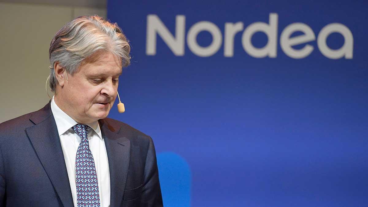 Svenska småföretagare anser alltjämt att Nordea är den sämsta affärsbanken. På bilden syns bankens vd Casper von Koskull. (Foto: TT)