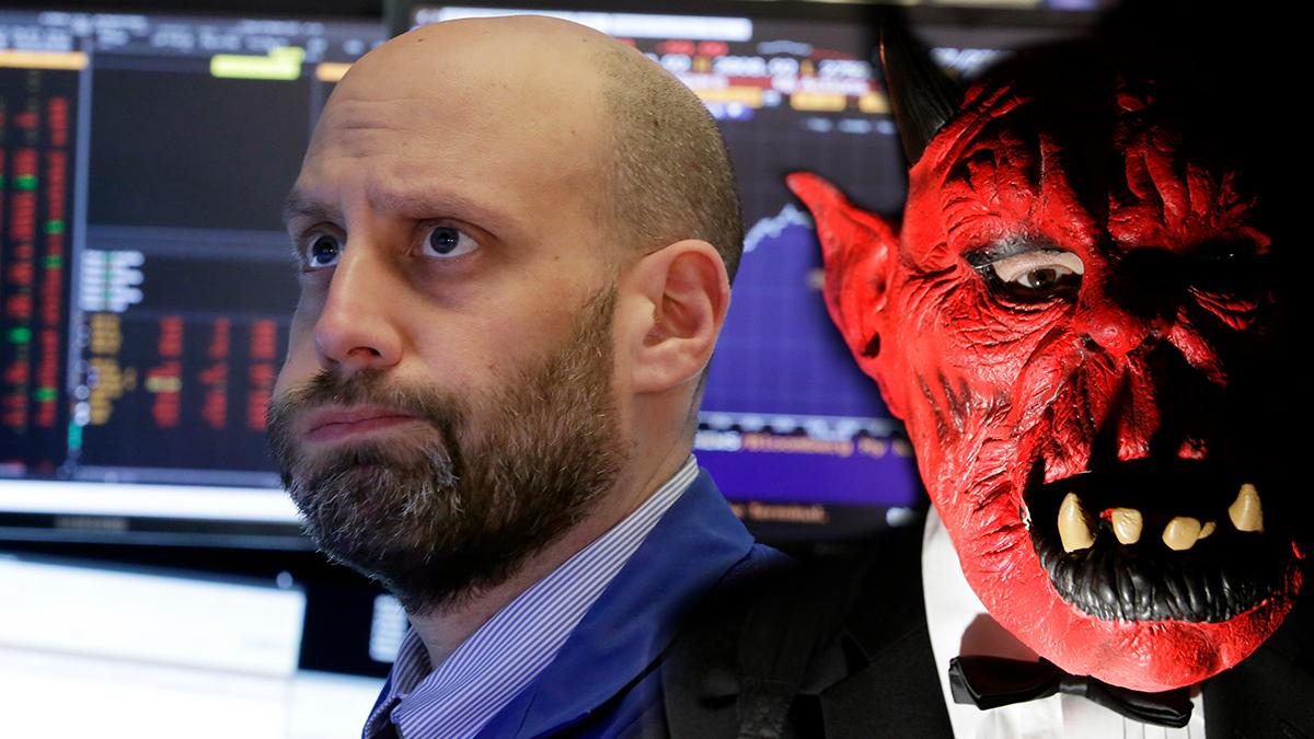Rädslan sprider sig för börsras i veckan efter att Dow Jones stängd ned med 666 punkter i fredags