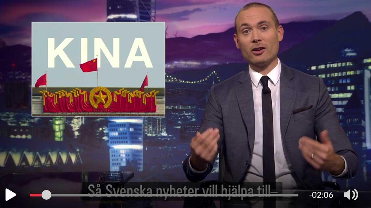 SVT:s satirprogram om kinesisk turism har fått kineserna att se rött