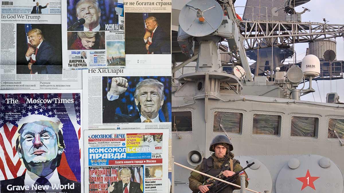 Pressen i Moskva applåderade Trumps seger i presidentvalet i USA