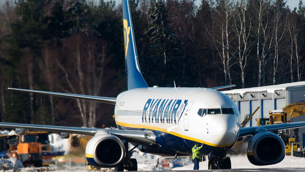 Ryanairs svenska piloter flyr till facket. (Foto: TT)