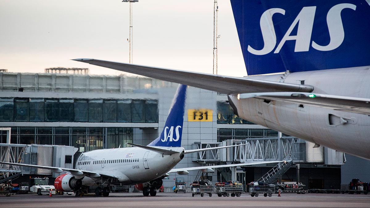 Än så länge är det bara norska och danska SAS-piloter som hotar med strejk