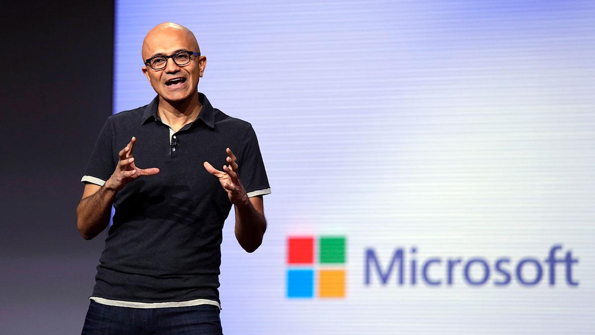 Enligt nyhetsbyråns uppgifter föredrog Github att sälja bolaget istället för att genomföra en börsnotering och valde Microsoft delvis för att de var imponerade av dess vd Satya Nadella (bilden). (Foto: TT)