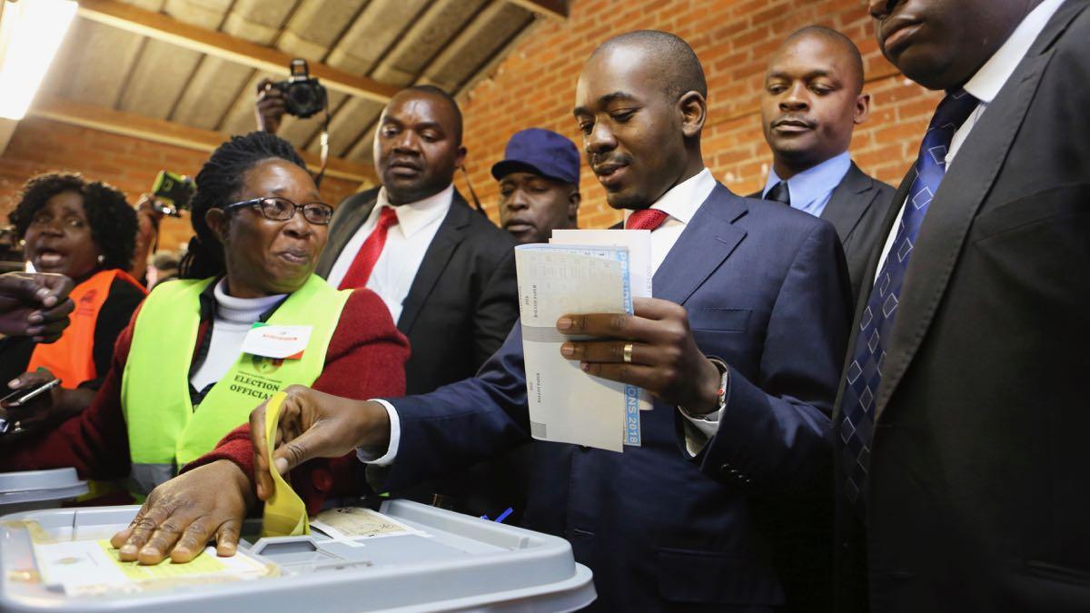 Det har varit val i Zimbabwe. (Foto:TT)