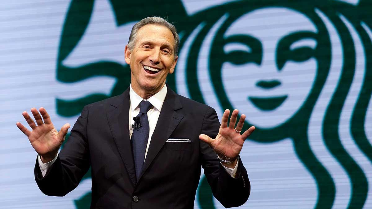 Nestle har ingått ett globalt licensavtal med Starbucks för dess konsumentprodukter som säljs utanför de egna kaffebutikerna. På bild: Vd och ordförande Howard Schultz. (Foto: TT)