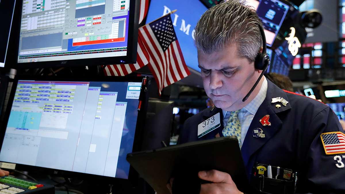 USA-börserna backade för andra dagen i rad på onsdagen. (Foto: TT)