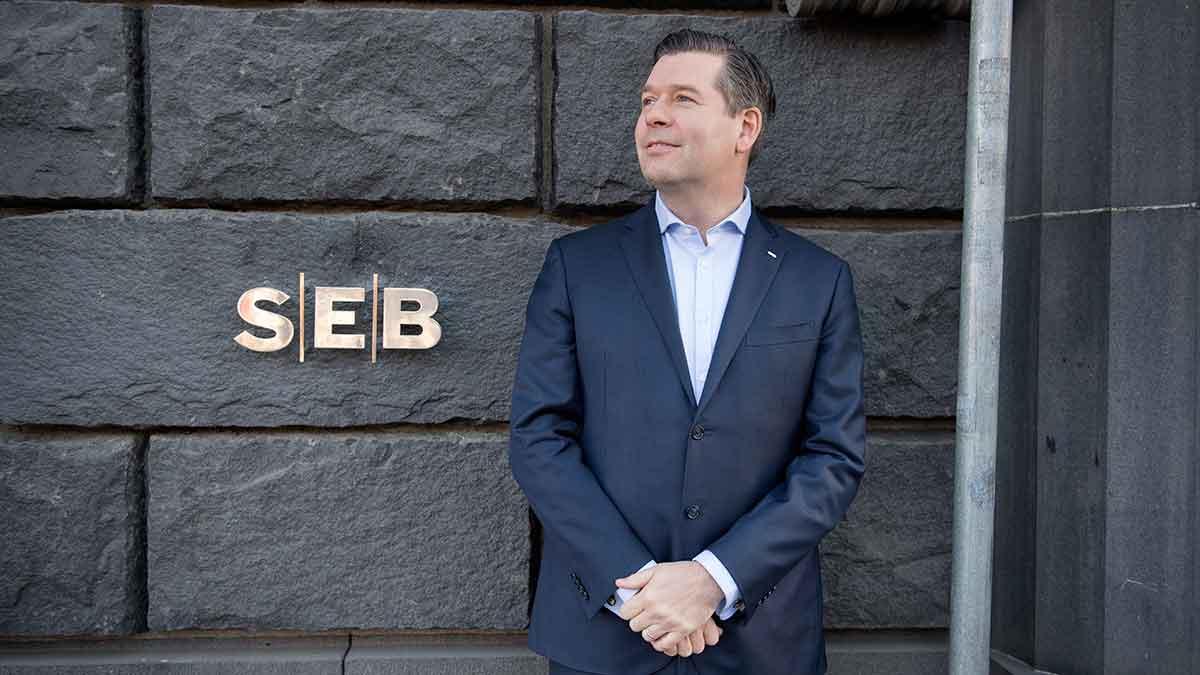 SEB:s vd och koncernchef Johan Torgeby tar över som ny ordförande för Svenska Bankföreningens styrelse. (Foto: TT)