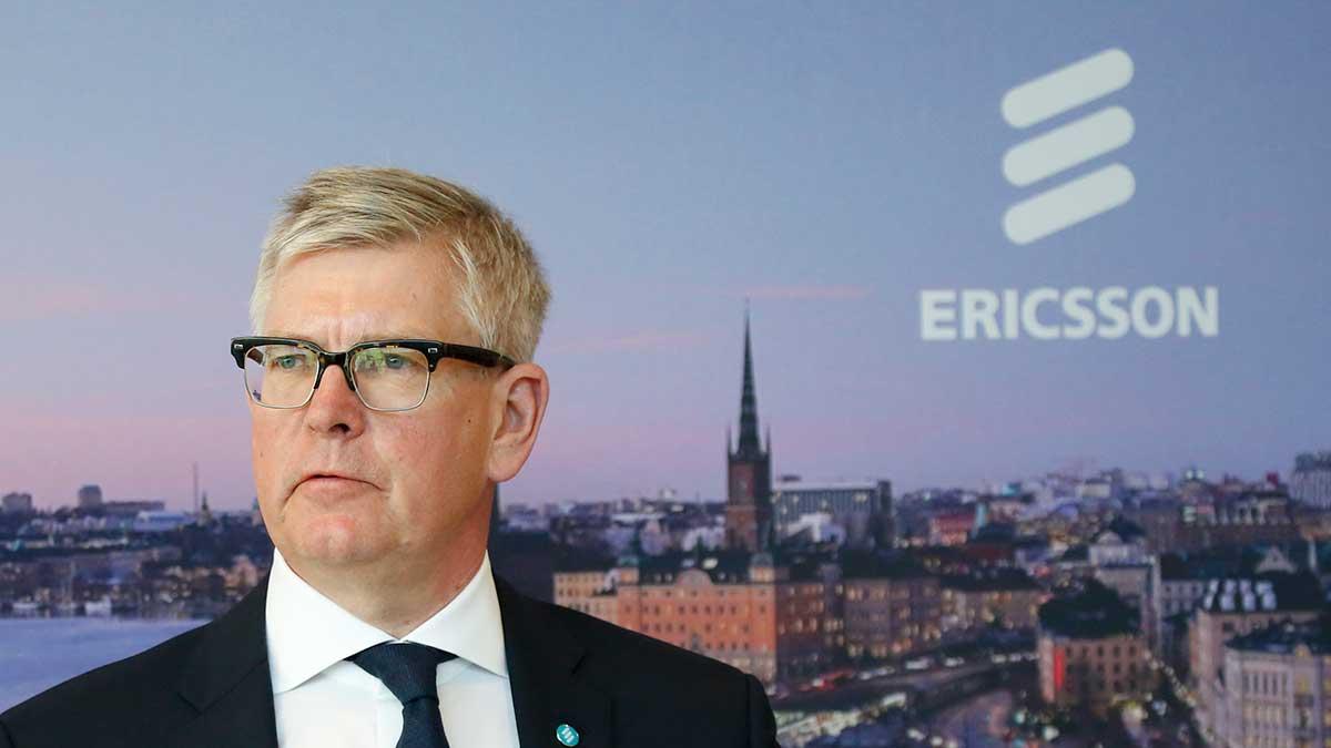 Ericssons vd Börje Ekholm. (Foto: TT)