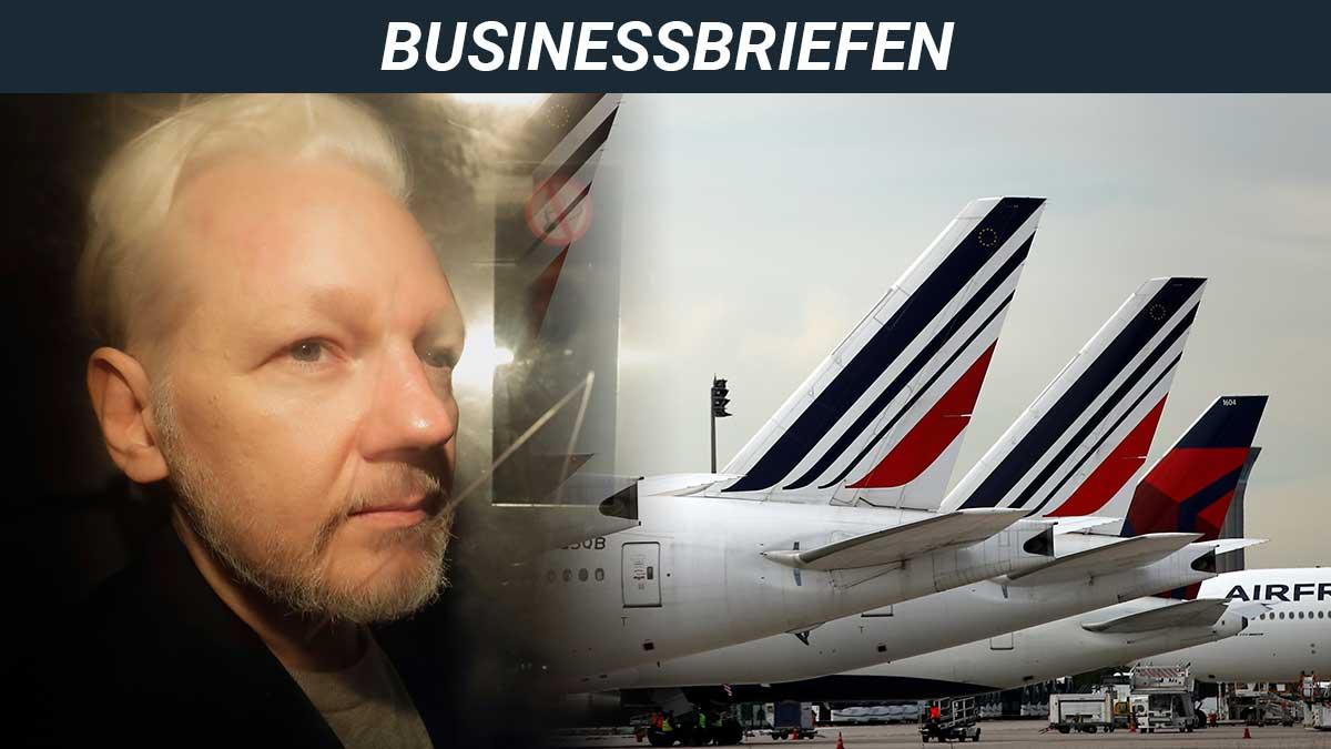 businessbriefen-julian-assange-air-france