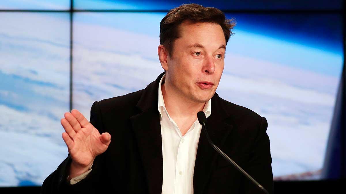 Tesla skapare och vd Elon Musk. (Foto: TT)