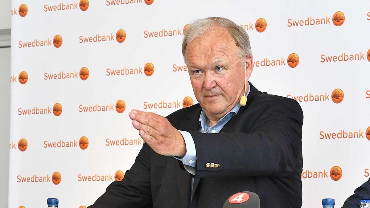Det går spikrakt uppåt för Ålandsbanken, där Swedbanks styrelseordförande Göran Persson har ett betydande aktieintresse och nu kan se fram mot ännu en fin utdelning. (Foto: TT)