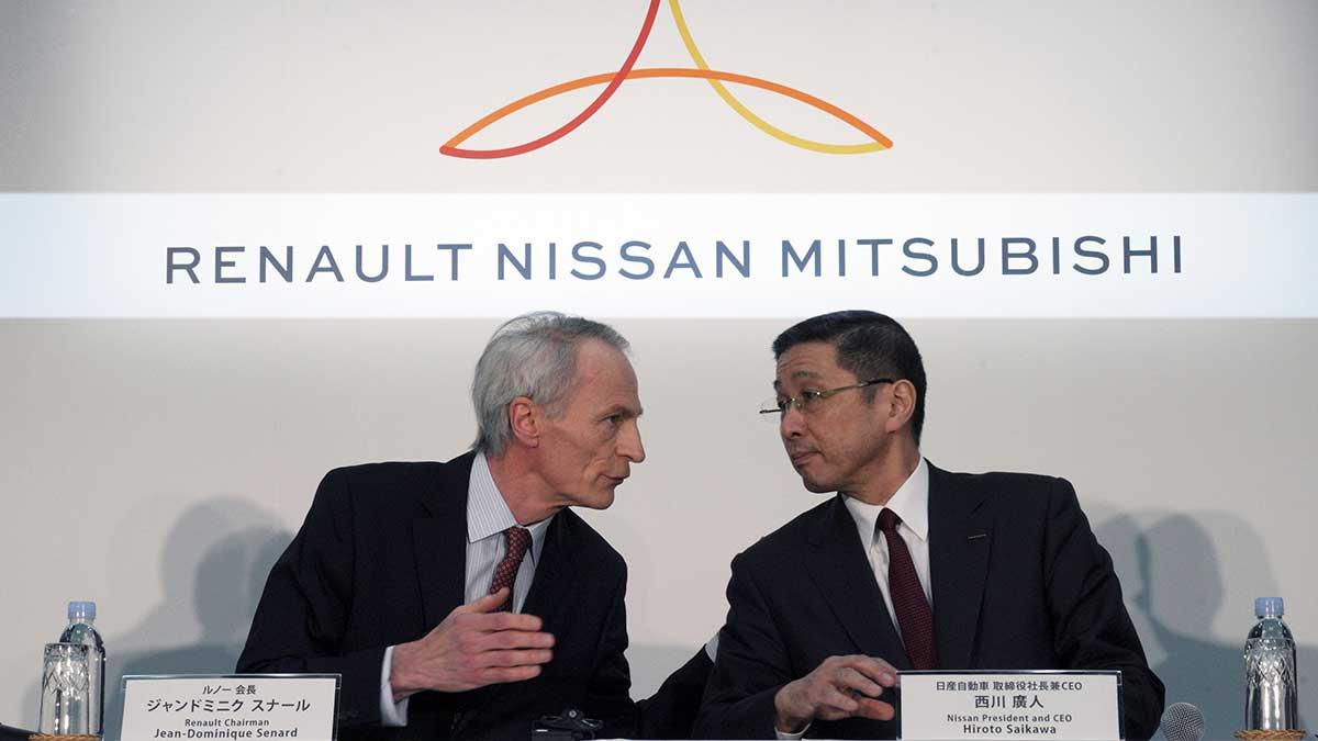 Ledare inom Nissan och Renault samtalar nu om att rita om sin allians. Från franskt håll hoppas man att det skall leda till att man kan damma av fusionssamtalen med Fiat-Chrysler. (Foto: TT)