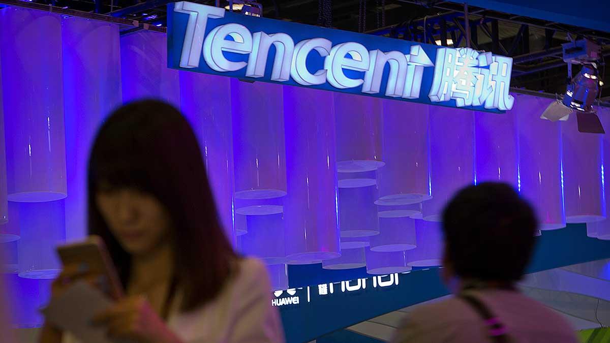 De kinesiska teknikjättarna Tencent och Huawei ska gemensamt utveckla en molnplattform inom spel, rapporterar Technode. (Foto: TT)
