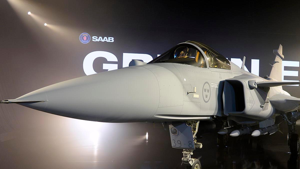 Försvarsbolaget Saab vill sälja tolv Gripenplan till Kroatien. (Foto: TT)