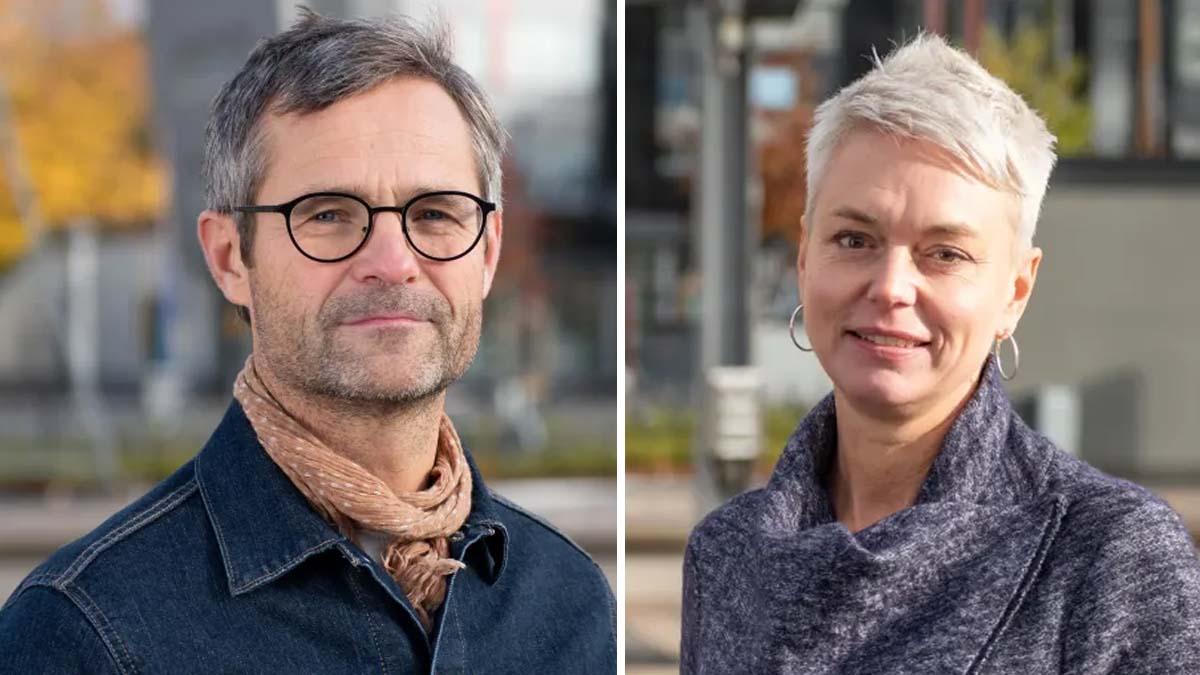 Whites kontorschefer Martin Ehn Hillberg och Magdalena Koistinen. (Foto: Anders Bobert)
