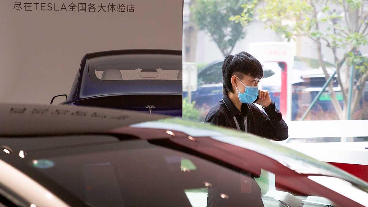Kinas fordonsförsäljning ökade för sjunde månaden i rad i oktober. (Foto: TT)