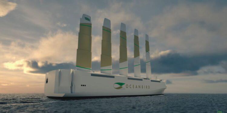 Oceanbird är ett nytt segelfartyg som kan frakta tusentals bilar, och samtidigt minska utsläppen markant. (Foto: Oceanbird)