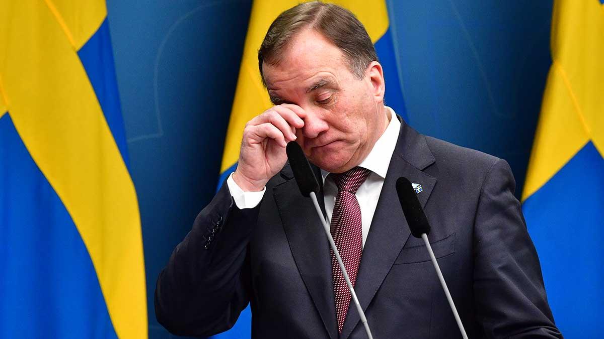 Väljarna sviker nu statsminister Stefan Löfvens regeringsparti i pandemin. (Foto: TT)