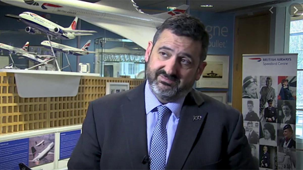 British Airways ex-chef Alex Cruz