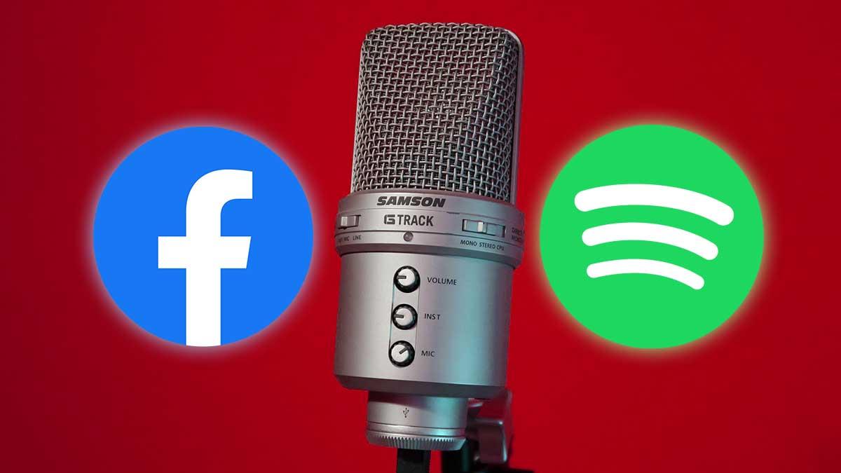 facebook, spotify, podcast