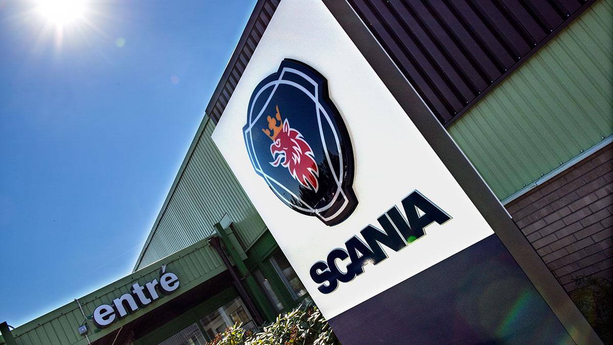 Scania stoppar produktionen