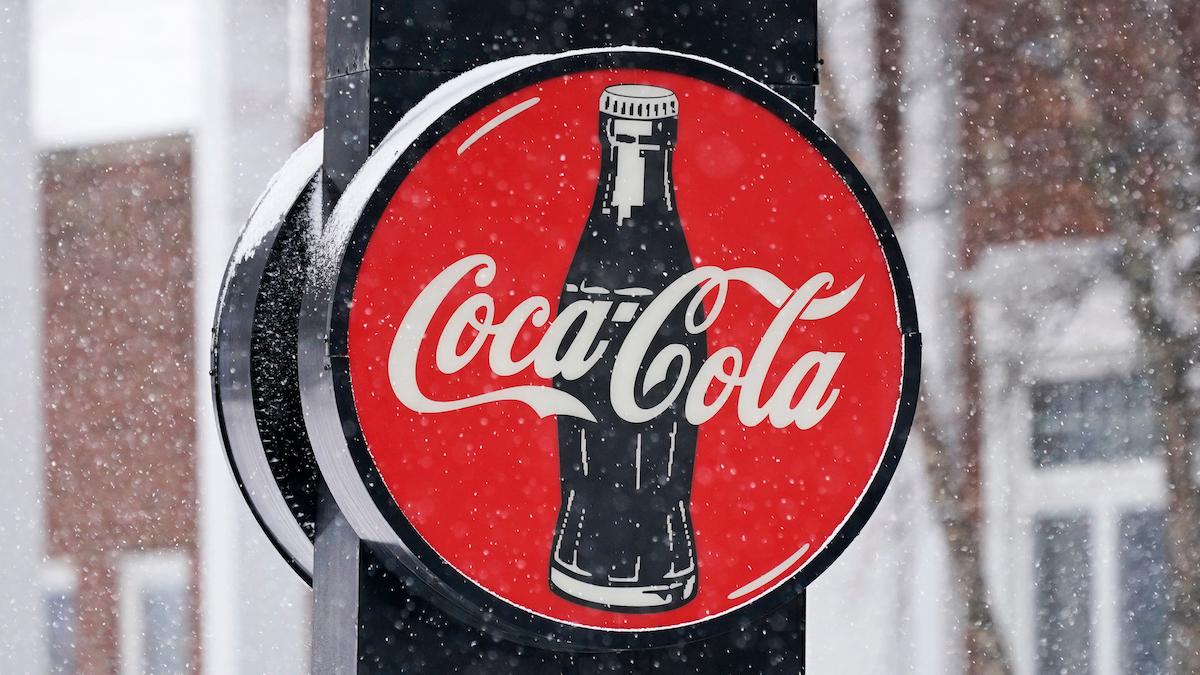 Coca-Cola skylt