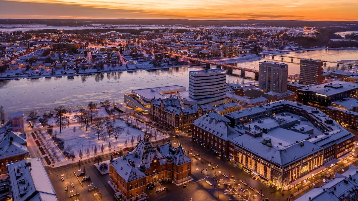 Umeå, en av städerna som deltar i initiativet Visioner: i norr där WSP är spiundeln i nätet
