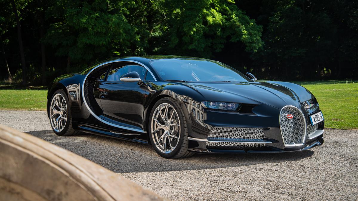 Bugatti Chiron framifrån
