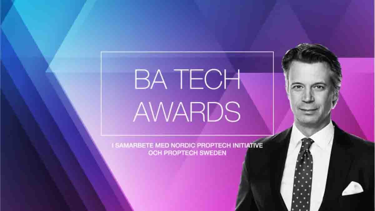 Magnus Svantegård, Partner Stronghold Invest & Co-Founder på Nordic PropTech Initiative samt ordförande i juryn för BA Tech Awards 2022