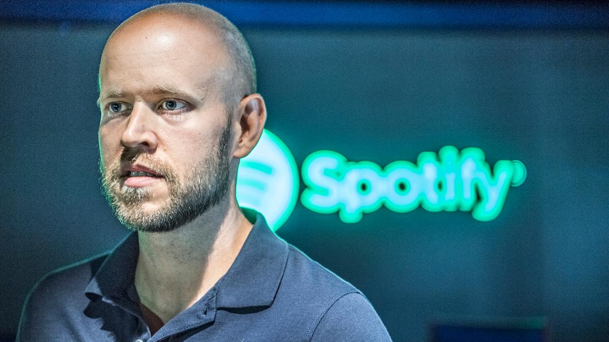 Daniel Ek, vd för och medgrundare av Spotify