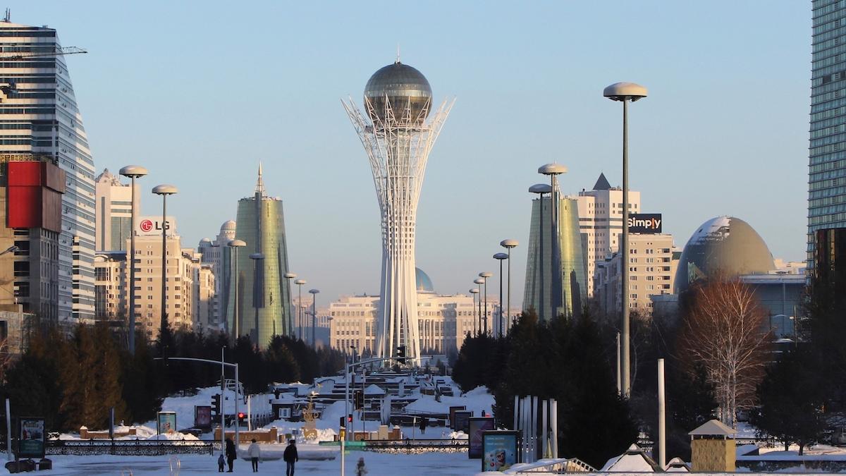 Kazakstans huvudstad Astana. De senaste månaderna har, enligt uppgift, kazakiska banker och mäklarhus köpt ryska statspapper