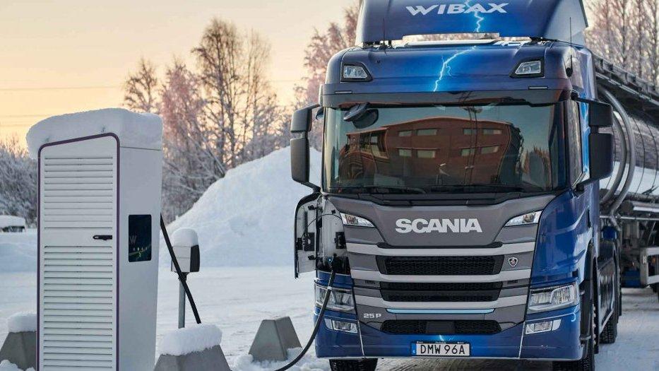 Elektrisk Scania lastbil Northvolt