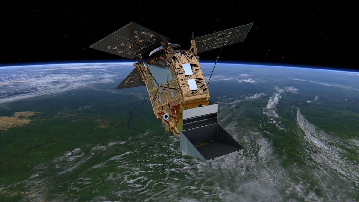 ESA:s miljöövervakningssatellit Sentinel-5P kan se att de gaser som släpps ut från ryska fabriker har minskat, det säger något om läget i Rysslands ekonomi