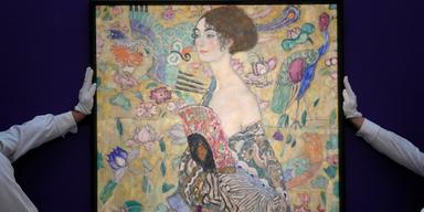 Förra året såldes Klimt-målningen Lady With a Fan för 83,3 miljoner pund