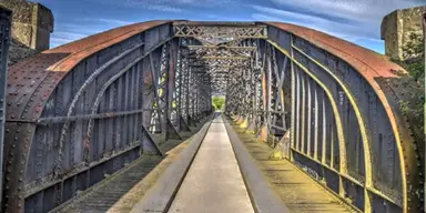 Spey Viaduct innan kollapsen