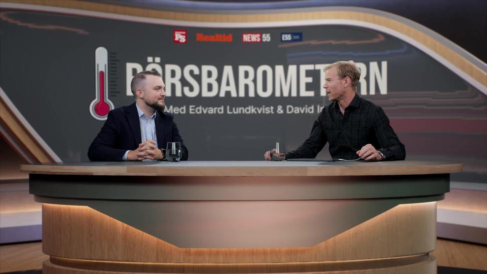 Börsen i Sverige halkar efter