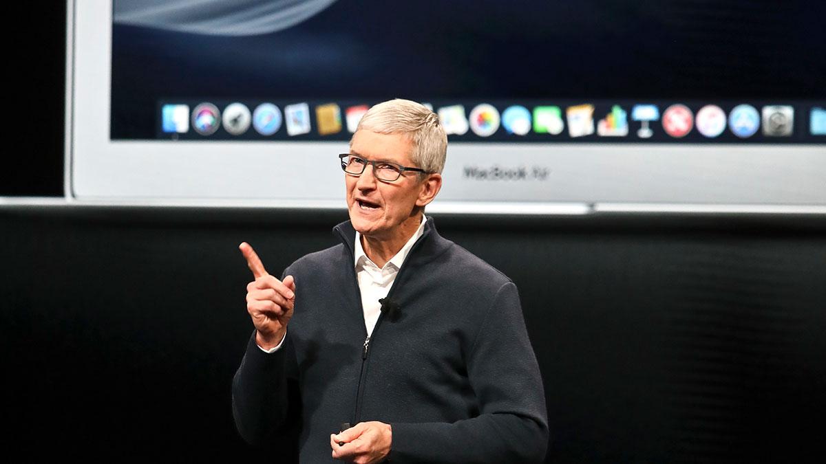 Apples vd Tim Cook. (Foto: TT)