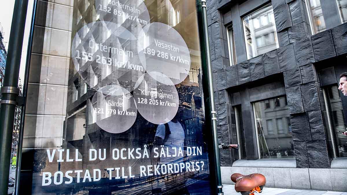 Bostadspriserna fortsätter stiga rejält trots amorteringskravet. (Foto: TT)