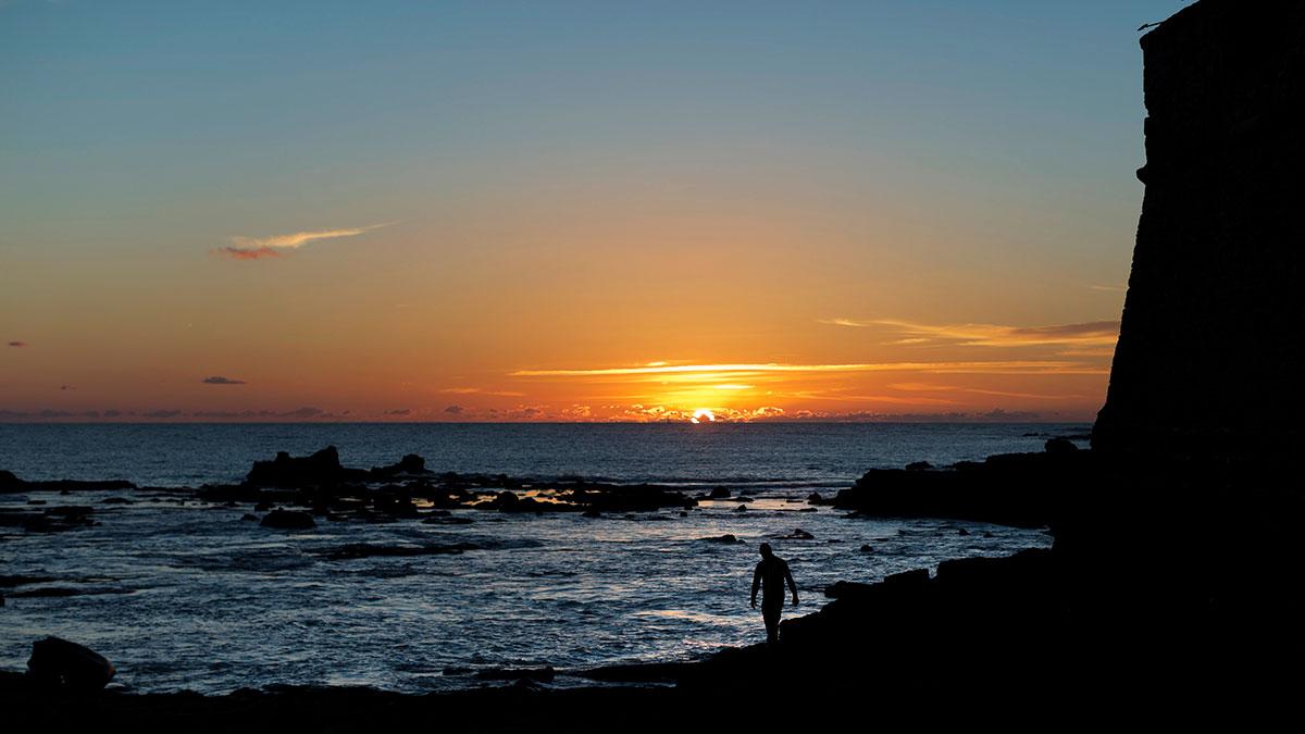 Solnedgång i Cádiz