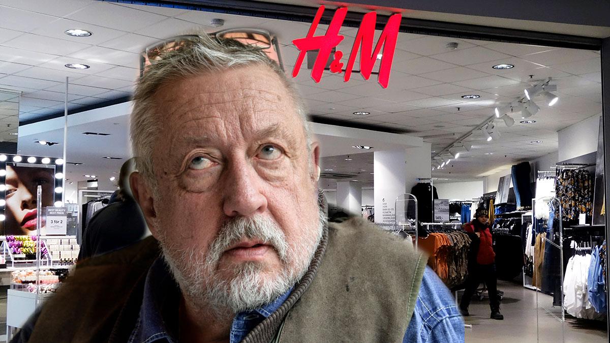 Börsklipparen Leif GW Persson tycker det är "meningslöst" att köpa aktier i storbolag som H&M. (Foto: TT / montage)